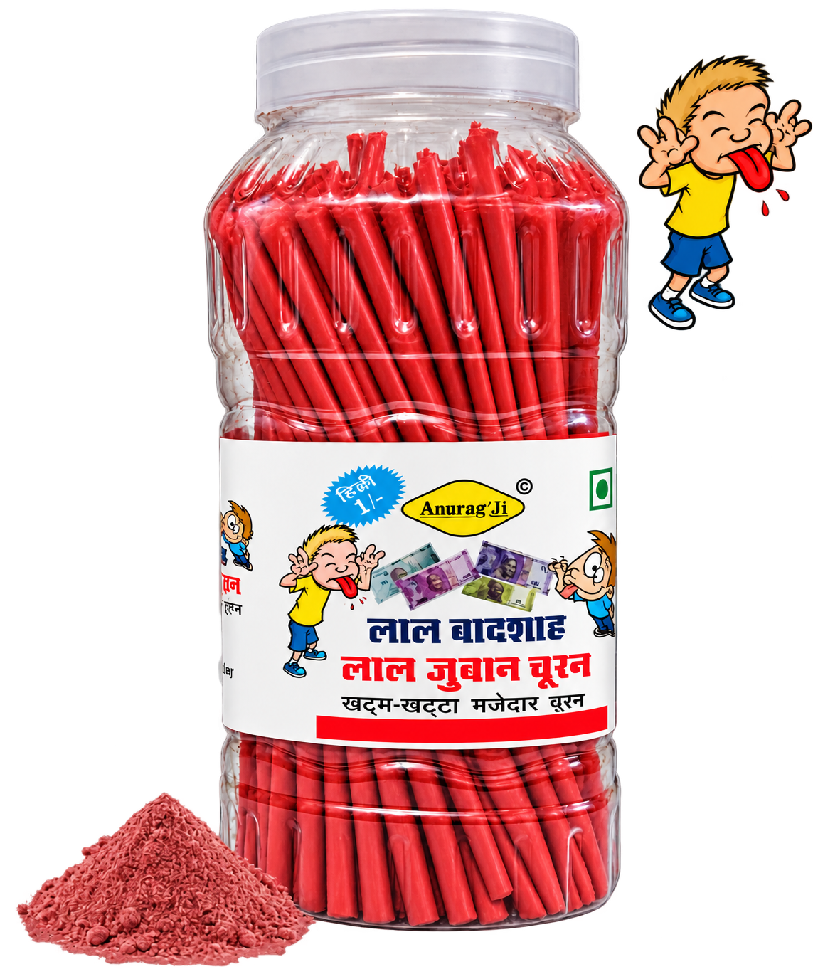 Lal Badshah  Ber Churan – Jar of 150
