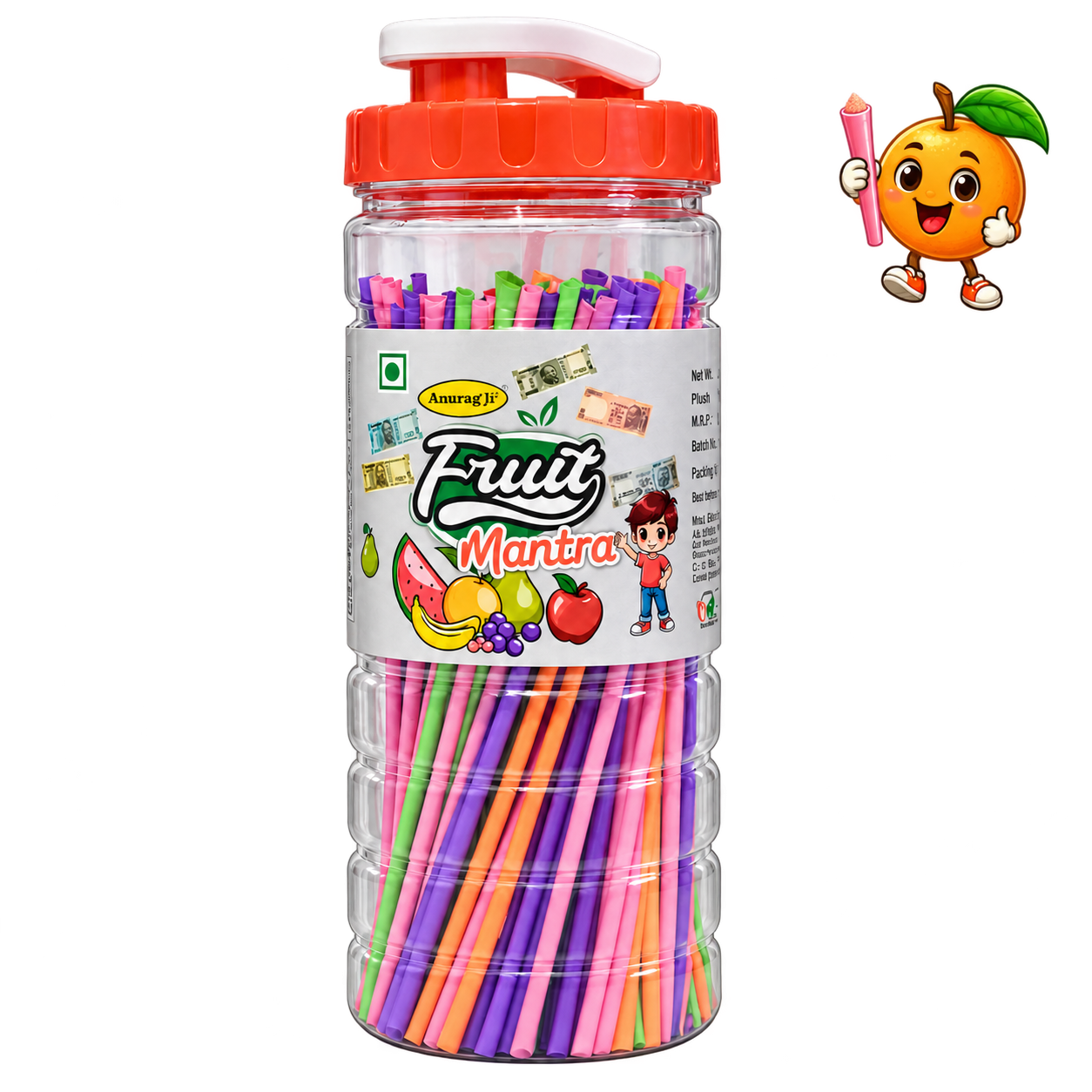 Fruit Mantra Flavoured Churan – Jar of 150 Pipes